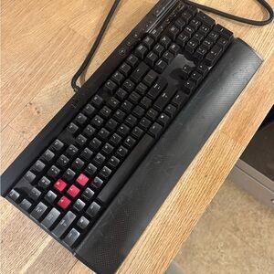 Corsair Black and Red Gaming Keyboard